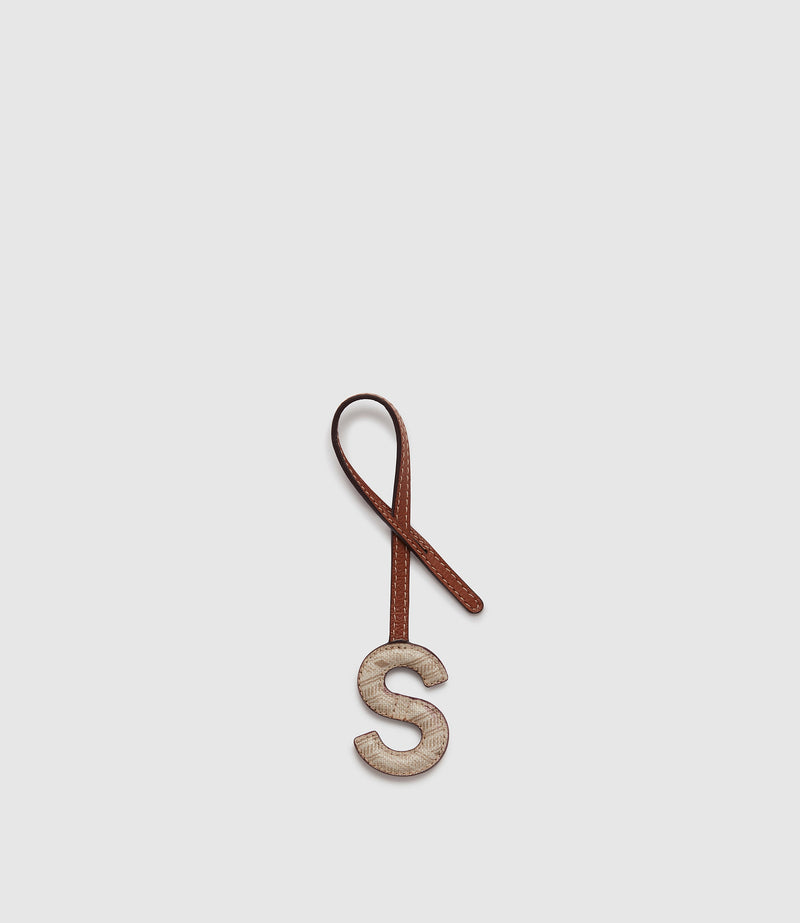 Personalisation Letter Charm Signature Canvas Light