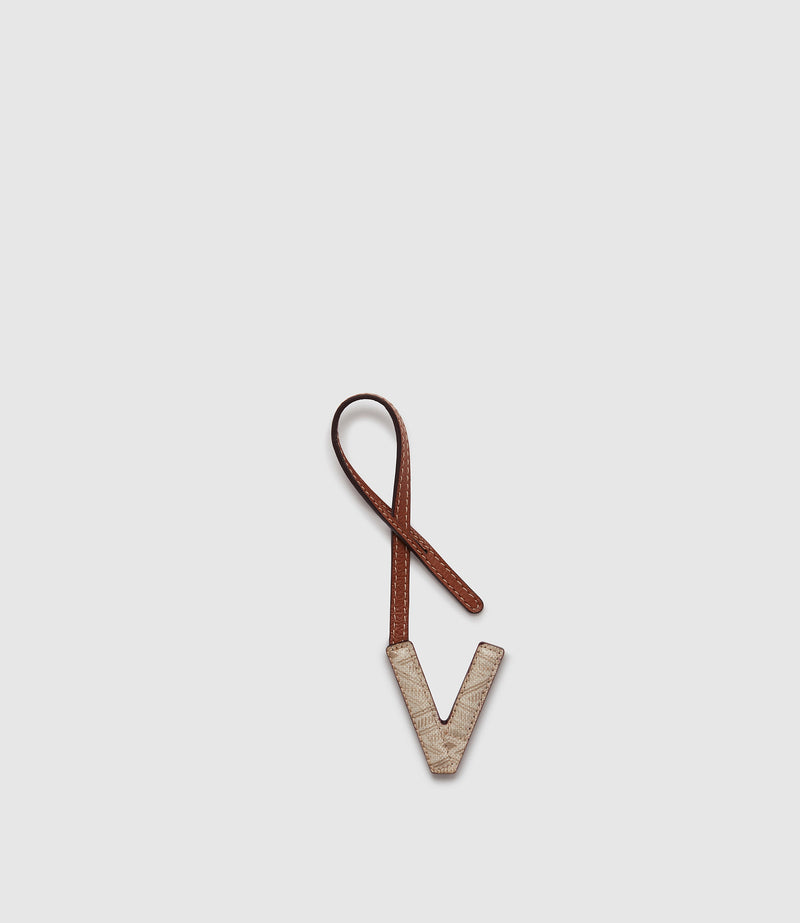 Personalisation Letter Charm Signature Canvas Light