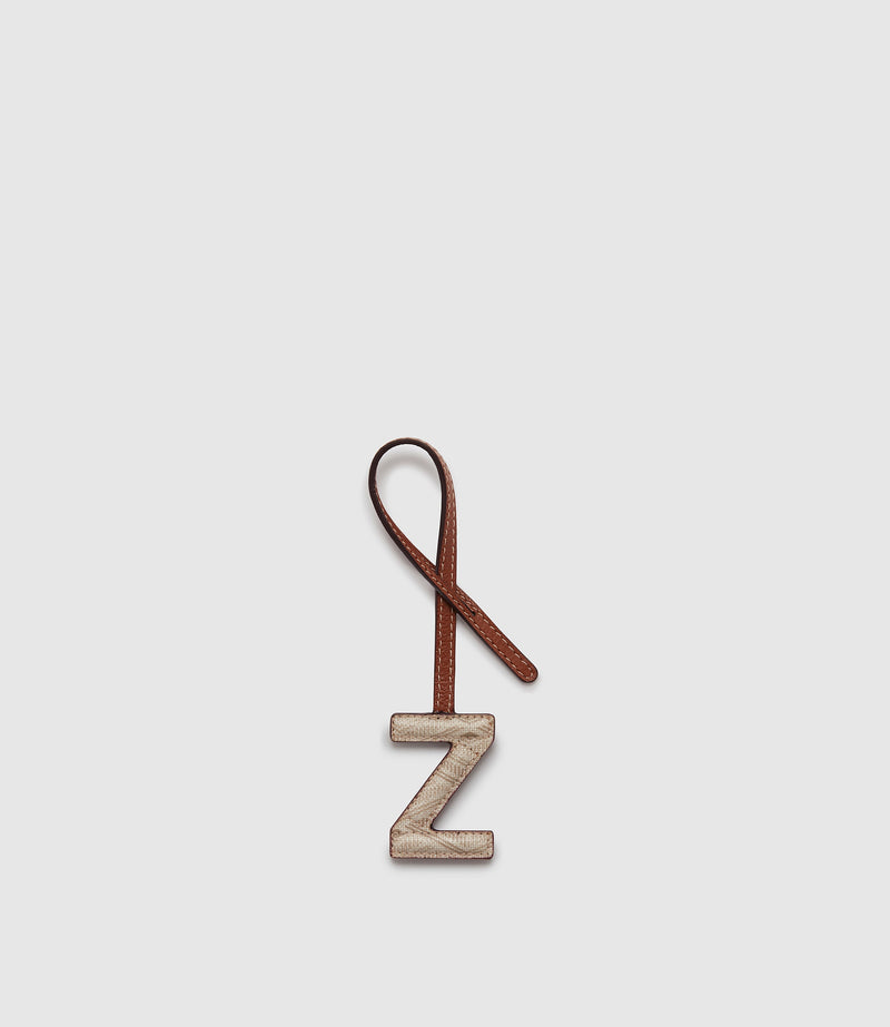 Personalisation Letter Charm Signature Canvas Light