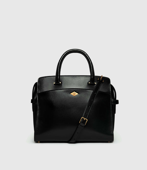 Private Eye Slim Glossy Calfskin Black