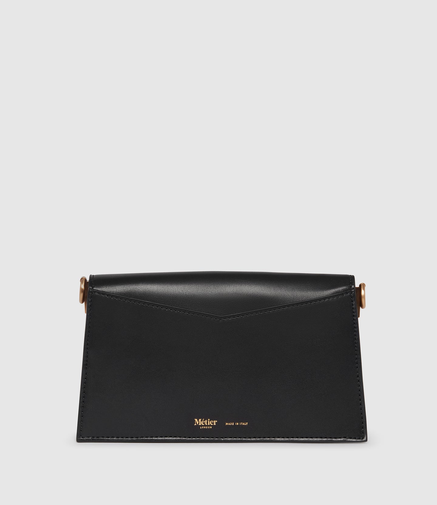 Roma Mini Clutch Suede and Atelier Calfskin Black