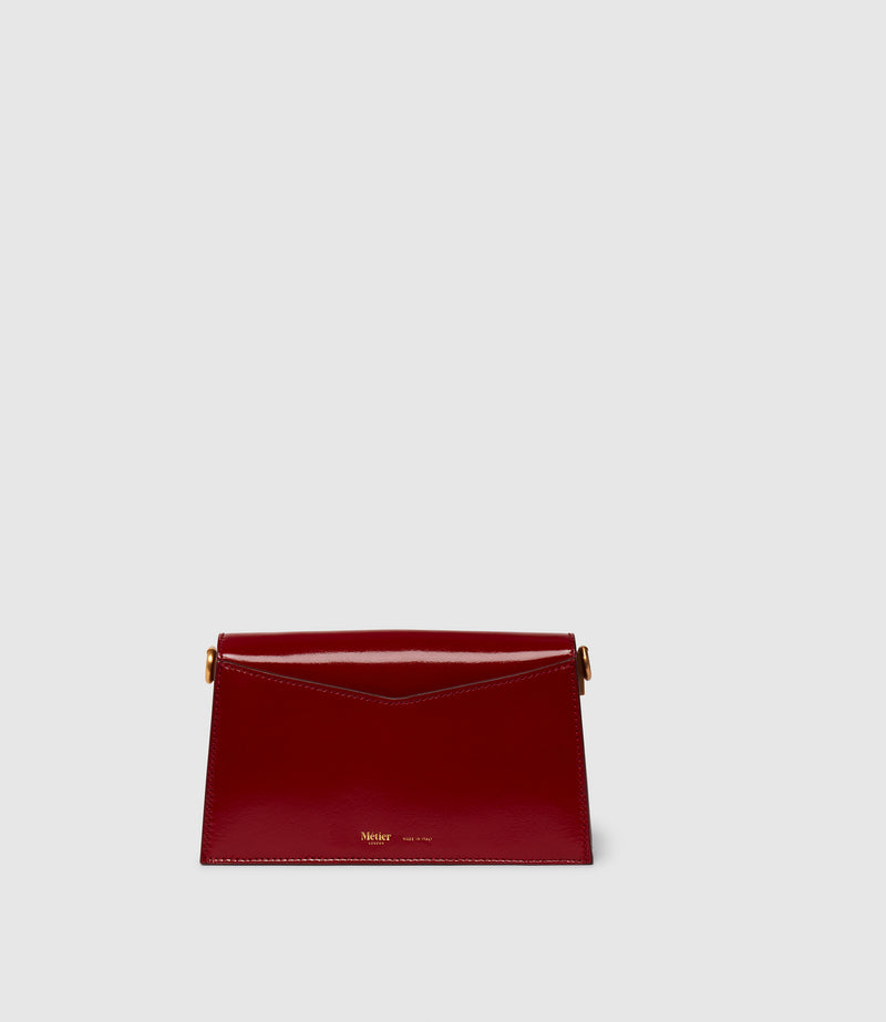 Roma Mini Glossy Calfskin Classic Red