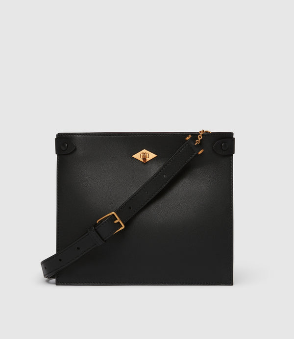 Stowaway Crossbody Smooth Calfskin Black