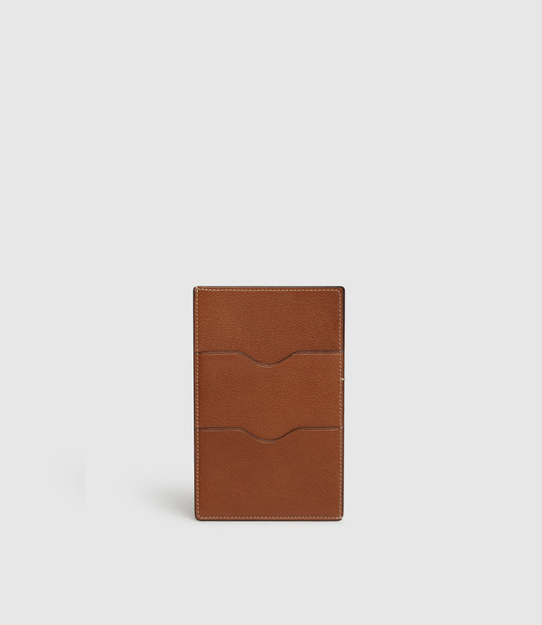 Thin Travel Wallet Buffalo Cognac