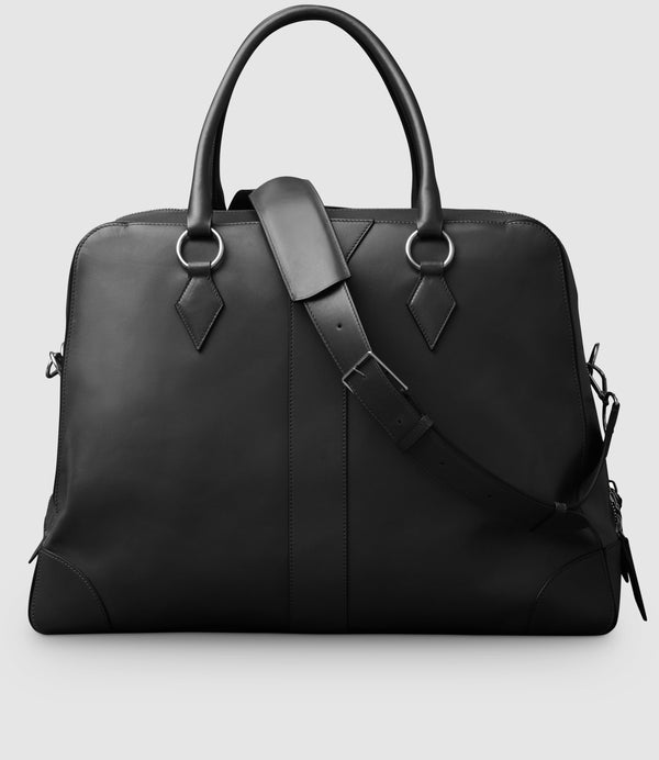 Le Grand Voyage Three to Five Night Bag Atelier Calfskin Black